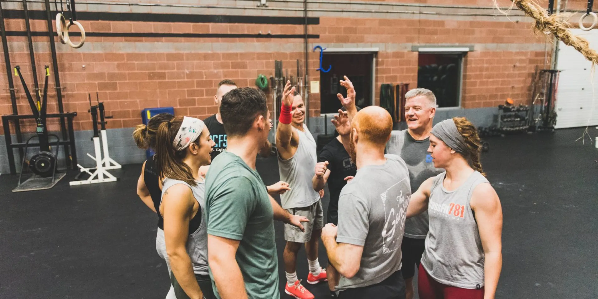 CrossFit 781 Group Huddle
